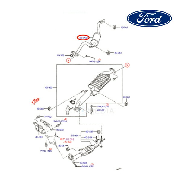 FORD/եɽʡ Хѡե ꥢ 08-09y  EV9550221B