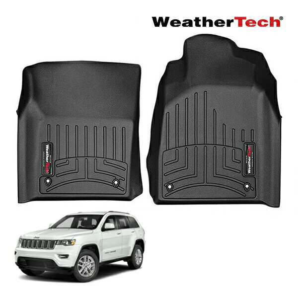 専用設計 WeatherTech/ウェザーテック ラバー フロアマット/ブラック 446051(1st) / 2013-2015y ジープ グランドチェロキー(右ハンドル)
