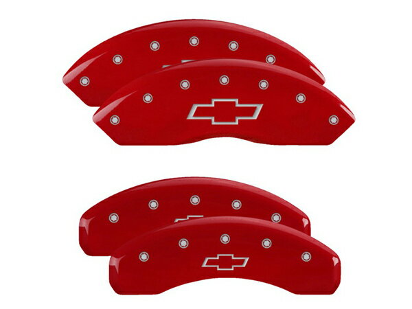 【大感謝祭★エントリーでP10倍！】【MGP 正規品】 16-21y シボレー カマロ 専用設計 ブレーキ キャリパーカバー レッド ボウタイロゴ アルミ製 14240SBOWRD 1台分 セット