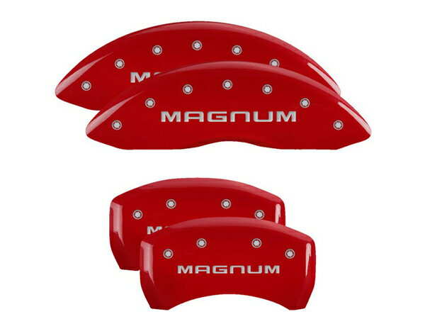 【楽天スーパーセール★エントリーでP10倍！】【MGP 正規品】 05-08y ダッジ マグナム 専用設計 ブレーキ キャリパーカバー レッド マグナムロゴ アルミ製 12005SMGMRD 1台分 セット