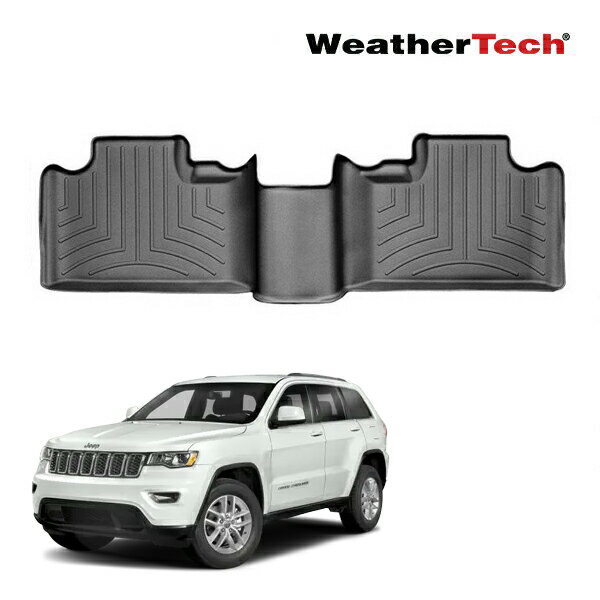 【WeatherTech 正規品】専用設計 オールウェザー フロアライナー フロアマット ラバーマット ブラック 443242 リア 2列目 後部座席 セカンドシート 13-15y ジープ グランドチェロキー ウェザーテック