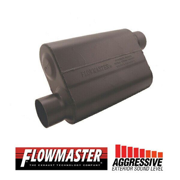 FLOW MASTER / フローマスター スーパー 44 マフラー #943048 Offset in 3.00"/Offset out 3.00" - Aggresive Sound シボレー/ダッジ/フォード/GMC C1500/C2500/K1500/K2500/SSR/ダコタ/マスタング/ユーコン