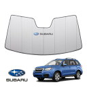 USスバル純正 専用設計 SUBARUロゴ入 サンシェード シルバー 吸盤不要 折りたたみ式 ケース付 スバル フォレスター SJ系 前期 アイサイト対応 カバークラフト製