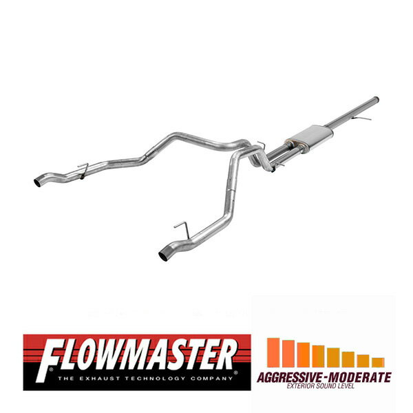 【FLOWMASTER 正規品】フローFXキャタバックエキゾーストシステム 19-24y シルバラード シエラ1500 5.3L 717894 フローマスター