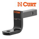 【CURT 正規品】クラス1 トレーラーヒッチ用 ヒッチボールマウント 1.25インチ角 45027 2.625インチライズ 約6.7cm 3.25インチドロップ 約8.25cm 最大牽引能力 約907kg