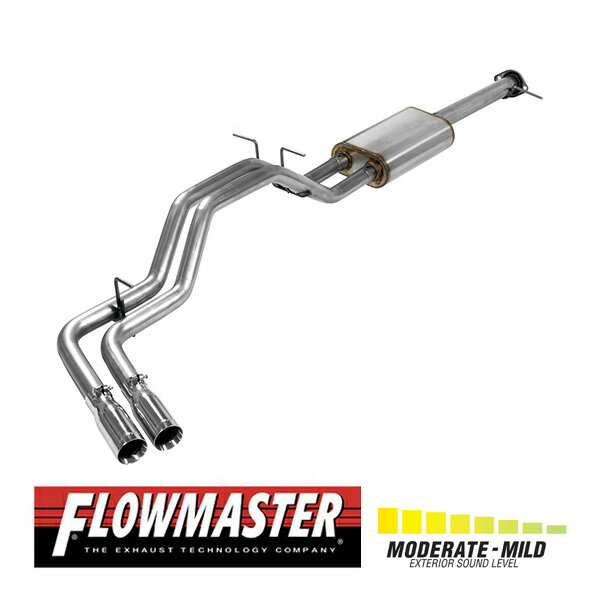 【FLOWMASTER 正規品】フローFXキャタバックエキゾーストシステム 15-22y コロラド キャニオン 3.6L 717834 フローマスター