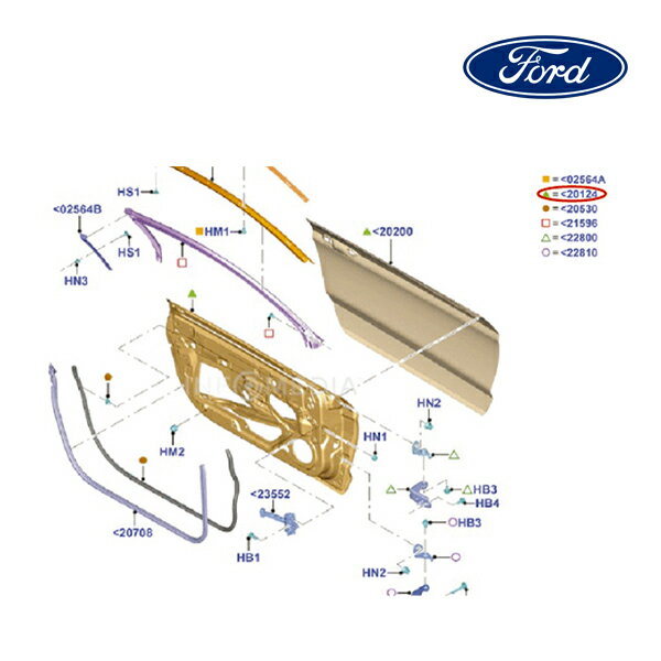 メーカー FORD 品名 フォード純正 フロント ドア 右側 FR3Z6320124A ◆ 管理番号 y03214 品番 FR3Z6320124A 説明・補足 - 適合車種 15y- マスタング(クーペ) 適合条件 発送方法 セイノースーパーエクスプレス 梱包サイズ - 重量 - 注意事項 - 検索用コード：