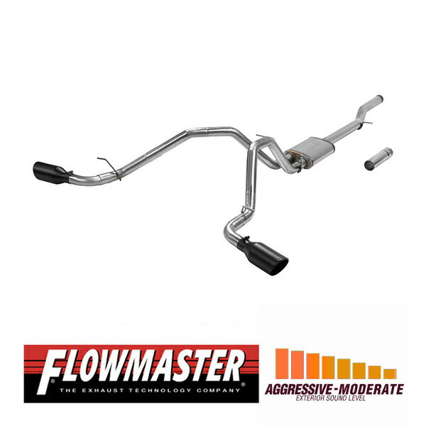 【FLOWMASTER 正規品】フローFXキャタバックエキゾーストシステム 14-19y シルバラード シエラ 1500 5.3L 717869 フローマスター