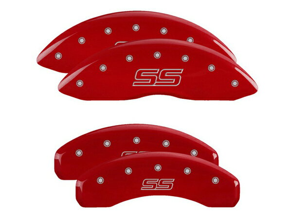 【MGP 正規品】 06-09y シボレー トレイルブレイザー EXT 専用設計 ブレーキ キャリパーカバー レッド SSロゴ アルミ製 14030STSSRD