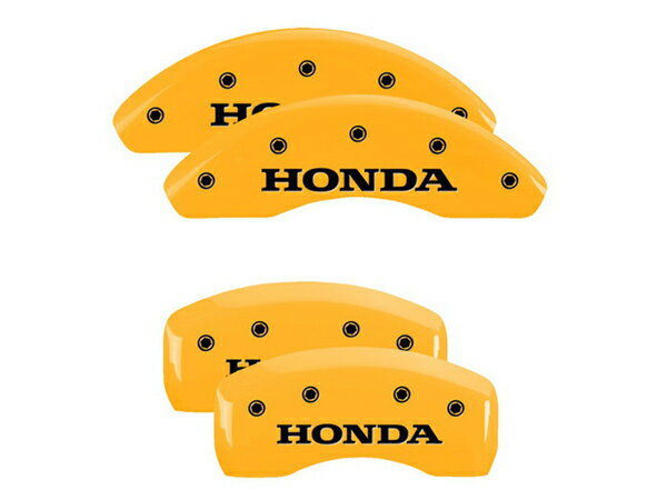 【MGP 正規品】 ホンダ S2000 AP1 AP2 専用設計 ブレーキ キャリパーカバー イエロー HONDAロゴ アルミ製 20194SHONYL 1台分 セット