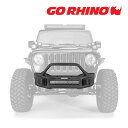 GO RHINO Rockline ロックライン Stubby スタビー フロントバンパー オーバーライダー付 ウインチバンパー テクスチャーブラック 331101T ジープ JK JL ラングラー 2ドア/4ドア JT グラディエーター ゴーライノ