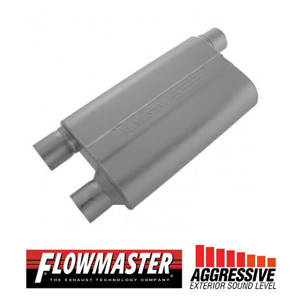 FLOW MASTER / フローマスター 80 マフラー 409S #842583 Offset in 2.50