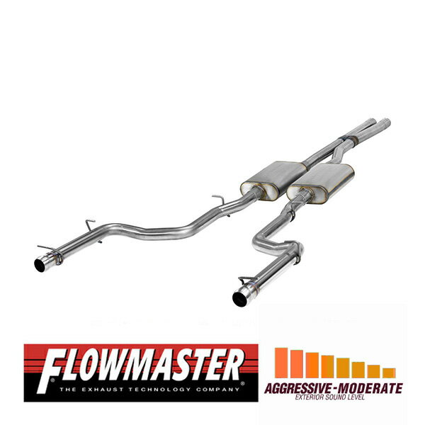 【FLOWMASTER 正規品】フローFXキャタバックエキゾーストシステム 15-16y チャレンジャー R/T 5.7L 717830 フローマスター