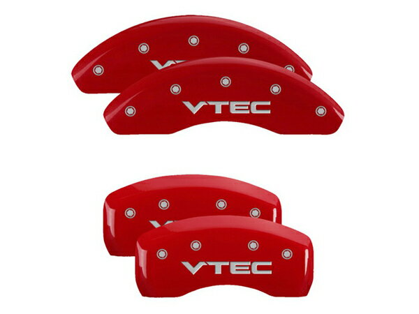 【MGP 正規品】 専用設計 ブレーキキャリパーカバー レッド VTECロゴ アルミ製 20194SVTCRD 1台分 セット ホンダ S2000 AP1 AP2