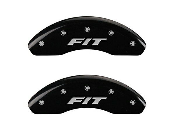 【MGP 正規品】 ホンダ フィット JAZZ GE GK系 専用設計 ブレーキ キャリパーカバー ブラック FITロゴ アルミ製 20208FFITBK