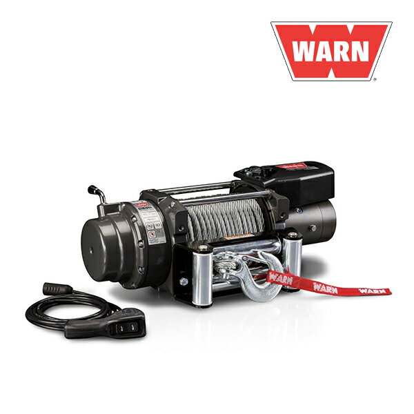 【WARN (ウォーン) USA正規品】 ウインチ (ウィンチ) ワーン ヘビーウェイトシリーズ 16.5ti/HEAVYWEIGHT WINCH ワイヤーロープ ロープ長さ:27m x 11mm 最大牽引力:7,484kg 電圧:12V 68801