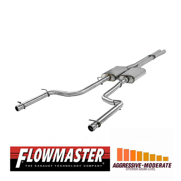 【FLOWMASTER 正規品】フローFXキャタバックエキゾーストシステム 09-14y チャレンジャー R/T 5.7L 717829 フローマスター