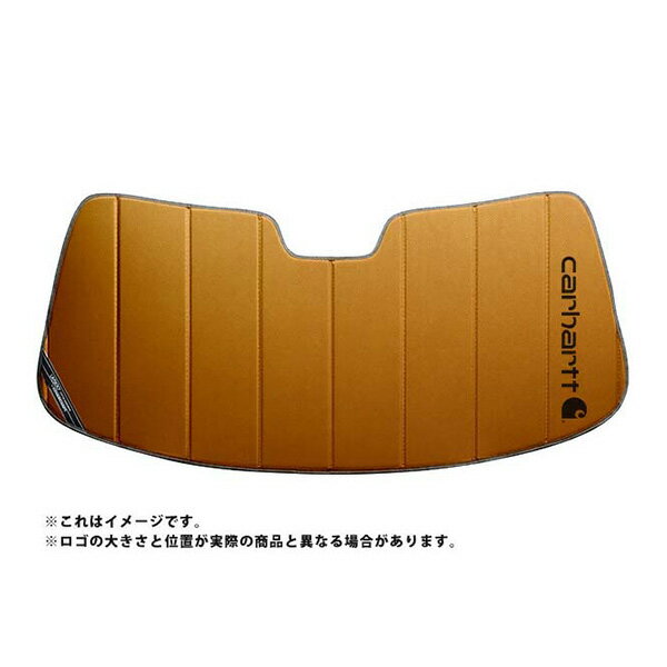 【CoverCraft 正規品】 専用設計 サンシェード ブロンズ 吸盤不要 折りたたみ式 09-14y フォード F-150 Carhartt カーハートコラボ仕様 カバークラフト ［真夏もへたらない3層構造で断熱効果抜群］