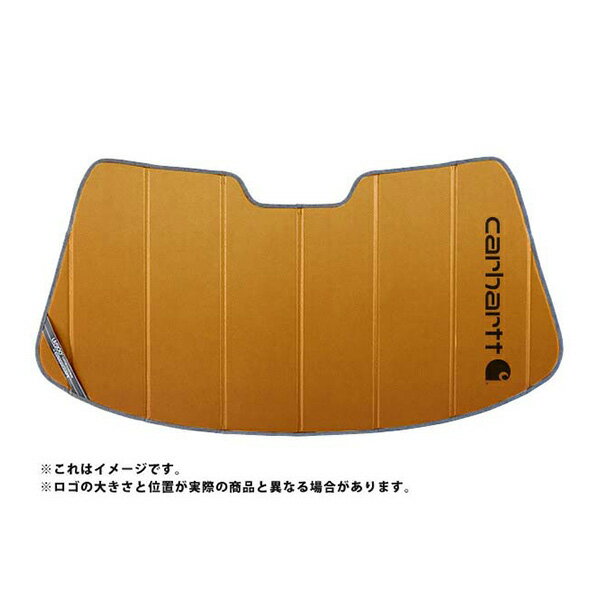 【CoverCraft 正規品】 専用設計 サンシェード ブロンズ 吸盤不要 折りたたみ式 トヨタ MR2 Carhartt カーハートコラボ仕様 カバークラフト ［真夏もへたらない3層構造で断熱効果抜群］