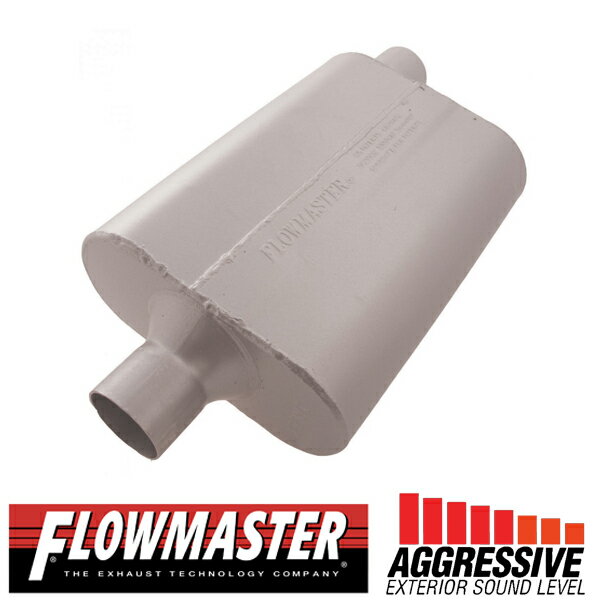 【楽天スーパーセール★エントリーでP10倍！】FLOW MASTER / フローマスター 40 デルタ フロー マフラー #942442 Center in 2.25