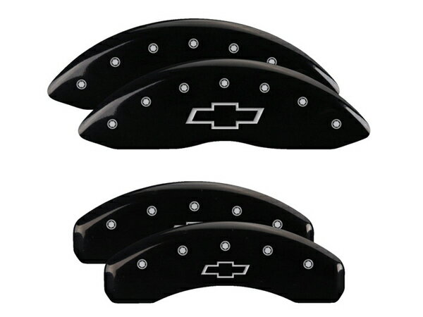 【大感謝祭★エントリーでP10倍！】【MGP 正規品】 10-15y シボレー カマロ 専用設計 ブレーキ キャリパーカバー ブラック ボウタイロゴ アルミ製 14033SBOWBK 1台分 セット
