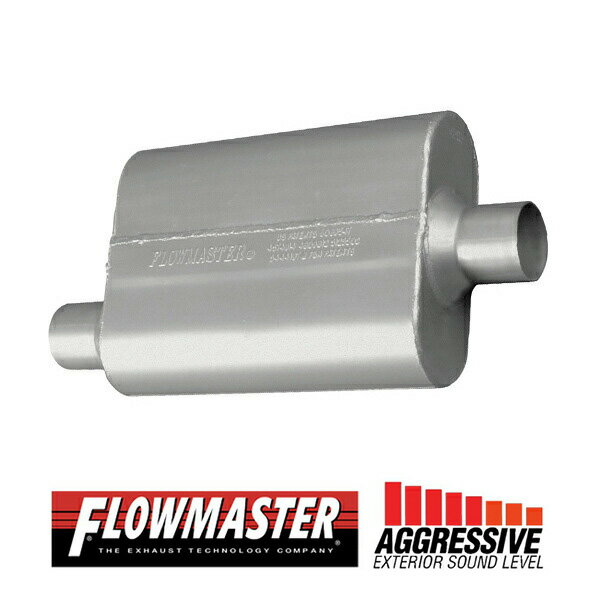 FLOW MASTER / フローマスター 40 マフラー #42441 Offset in 2.25