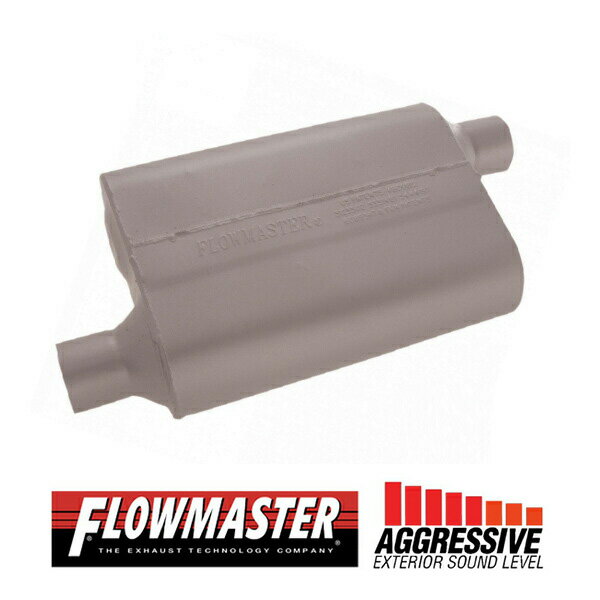 FLOW MASTER / フローマスター 40 マフラー #42443 Offset in 2.25