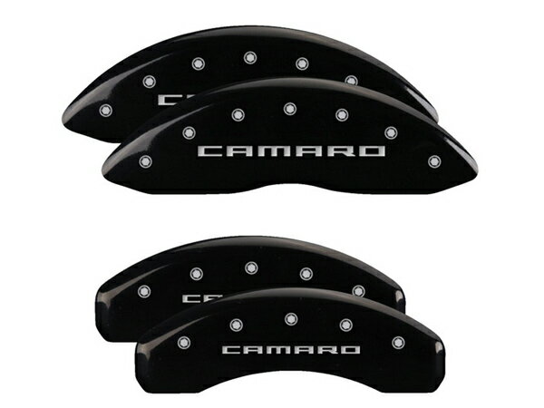 【大感謝祭★エントリーでP10倍！】【MGP 正規品】 10-15y シボレー カマロ 専用設計 ブレーキ キャリパーカバー ブラック カマロロゴ (5 6世代) アルミ製 14033SBRCBK