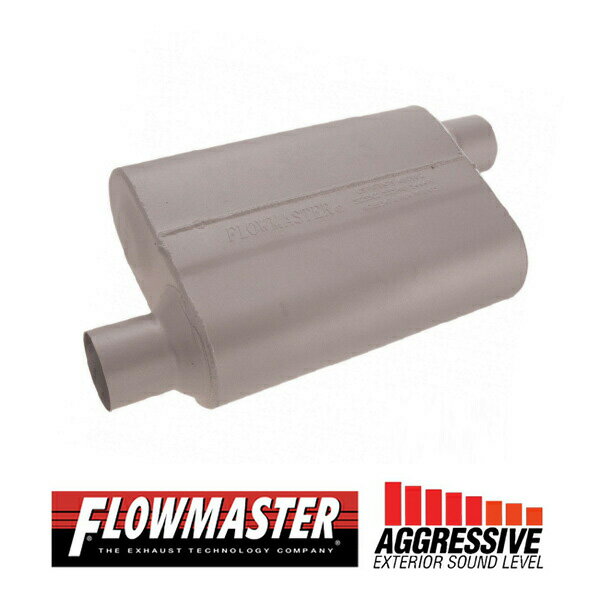 FLOW MASTER / フローマスター 40 マフラー #42543 Offset in 2.50