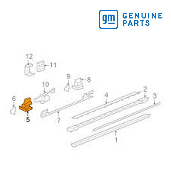 GM純正 サイドステップ ランニングボード ブラケット フロント 右側 助手席側 RH 22778157 07-08y エスカレード/タホ/ユーコン