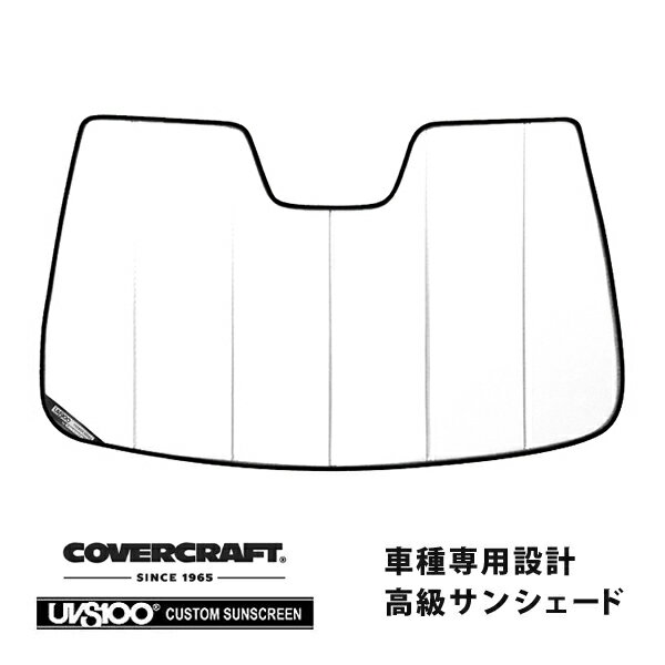 【5/25限定★エントリー必須！2人に1人ポイントバック！】【CoverCraft 正規品】 専用設計 サンシェード ホワイト 吸盤不要 折りたたみ式 FIAT フィアット500 ABARTH アバルト500/595/695 チンクエチェント カバークラフト ［真夏もへたらない3層構造で断熱効果抜群］