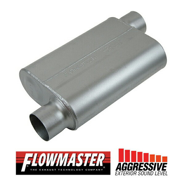 FLOW MASTER / フローマスター 40 デルタ フロー マフラー #943043 Offset in 3.00