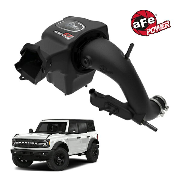 【aFe Power 正規品】21-24y フォード ブロンコ L4 2.3L ターボ エコブースト Momentum GT コールドエアインテーク エアフィルター Pro5R フィルター(湿式) 50-70082R エアーフィルター エアクリーナー