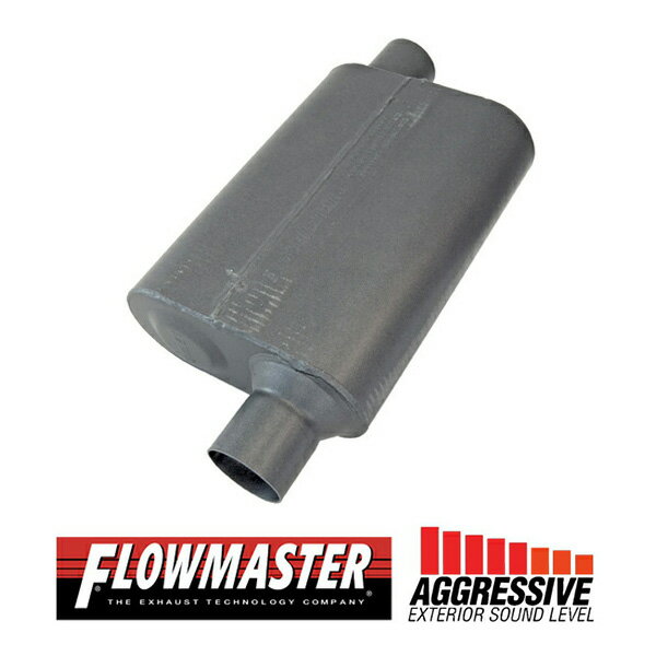 FLOW MASTER / フローマスター 40 デルタフロー マフラー 409S #842543 Offset in 2.50