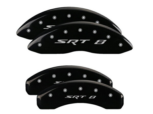 【MGP 正規品】 専用設計 ブレーキキャリパーカバー ブラック SRT8ロゴ アルミ製 42020SSR8BK 11-21y ジープ グランドチェロキー WK