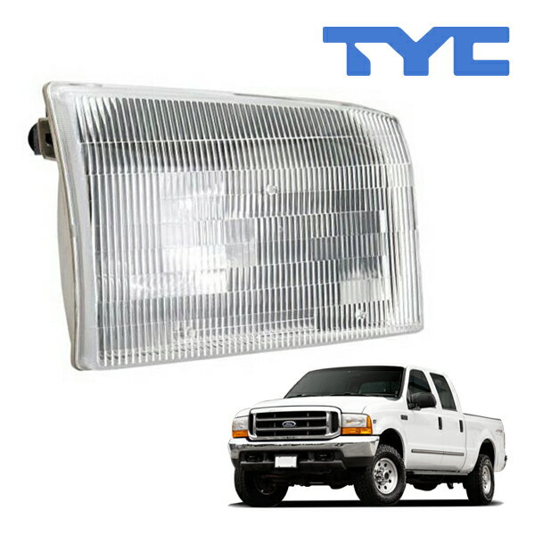 【楽天お買い物マラソン★エントリーでP10倍！】【TYC 正規品】99-01y フォード F250 F-250 SUPER DUTY ヘッドランプ ヘッドライト ハロゲン 純正タイプ 左側 LH 運転席側 バルブ付