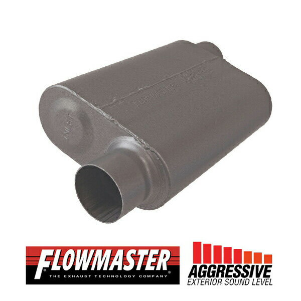 FLOW MASTER / フローマスター 40 マフラー 409S #8043043 Offset in 3.00