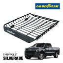 【GOODYEAR 正規品】スチール ルーフラック MEGA PRO ルーフキャリア ルーフバスケット GOODYEARロゴ入 パウダーコート仕上げ マットブラ...