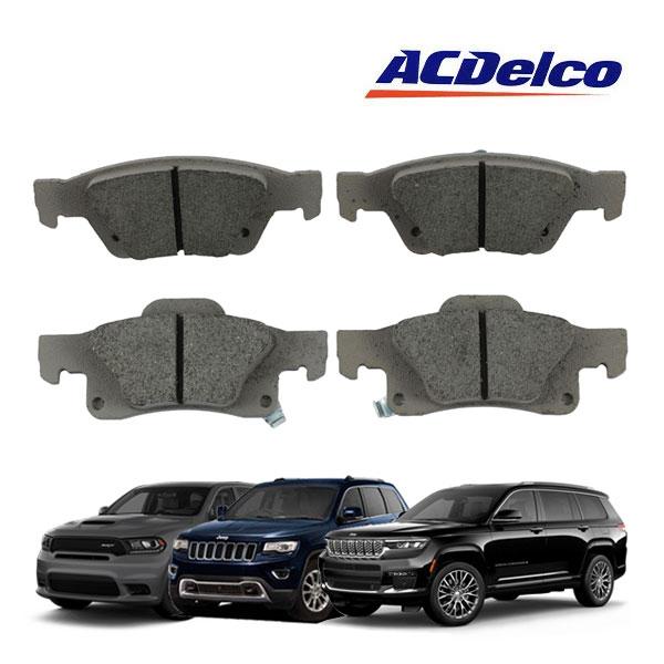 【楽天スーパーセール★エントリーでP10倍！】【ACDELCO 正規品】11-23y ダッジ デュランゴ | ジープ 11-21y グランドチェロキー WK 22y- グランドチェロキーL WL リアブレーキパッド アドバンテージ Silver セラミック 14D1498CH 1台分 左右セット