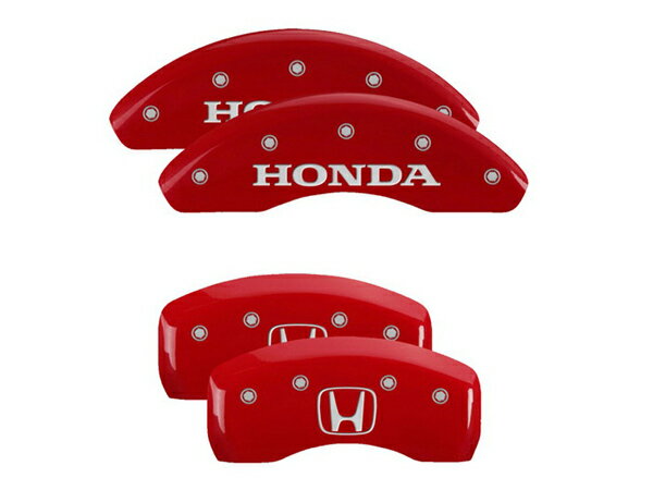 【MGP 正規品】 ホンダ ヴェゼル VEZEL RU系 専用設計 ブレーキ キャリパーカバー レッド HONDA Hロゴ アルミ製 20217SHOHRD 1台分 セット