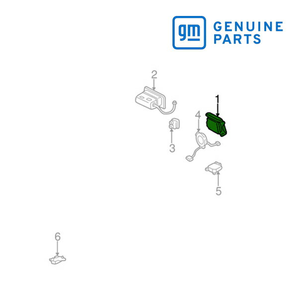 GM純正 エアバック モジュール 運転席 15118214 03-05y ユーコン/ユーコンXL