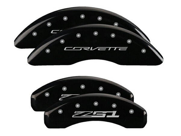 【MGP 正規品】 専用設計 ブレーキキャリパーカバー ブラック コルベット Z51ロゴ アルミ製 13084SZ51BK 14-19y シボレー コルベット C7
