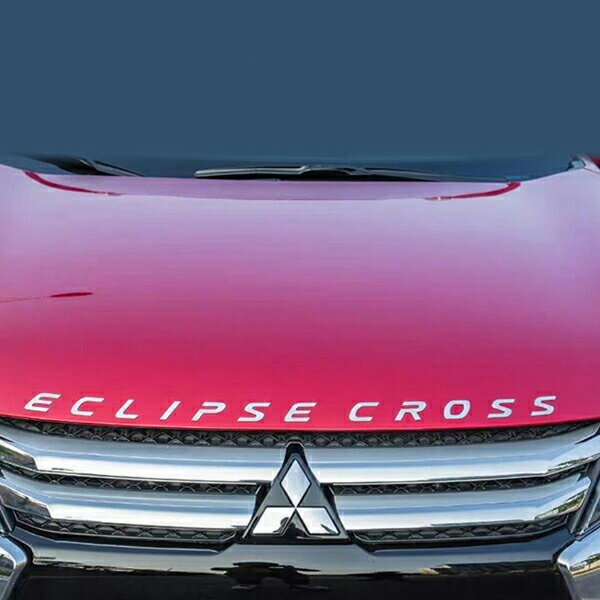 【楽天スーパーセール★エントリーでP10倍！】US三菱純正 フロント ECLIPSE CROSS ボンネットエンブレム/クローム エクリプスクロス
