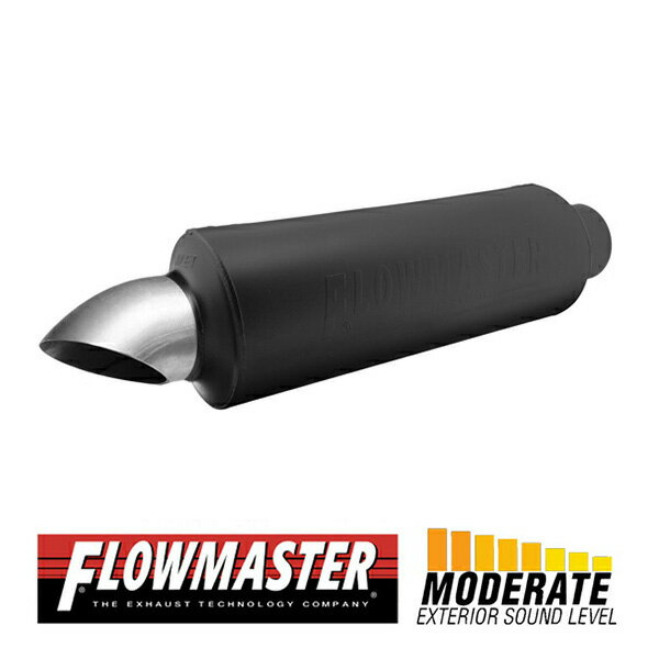 FLOW MASTER / フローマスター Pro マフラー #13516101 Center in 3.50"/Center out 3.50" - Moderate Sound