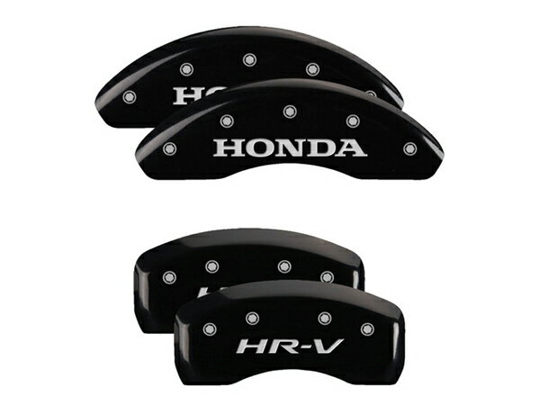 【MGP 正規品】 専用設計 ブレーキキャリパーカバー ブラック HONDA HR-Vロゴ アルミ製 20217SHRVBK ホンダ ヴェゼル VEZEL RU系