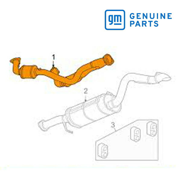 GM純正 キャタリック コンバーター 触媒 キャタライザー 15804783 07-08y ハマー H2