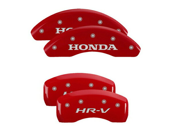 【MGP 正規品】 専用設計 ブレーキキャリパーカバー レッド HONDA HR-Vロゴ アルミ製 20217SHRVRD ホンダ ヴェゼル VEZEL RU系