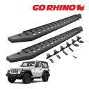 【GO RHINO 正規品】RB20 ランニングボード サイドステップ テクスチャーブラック 69492748PC ジープ JL ラングラー 2ドア ゴーライノ(2)