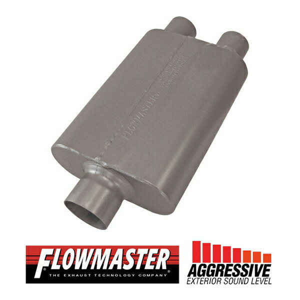 FLOW MASTER / フローマスター 40 デルタフロー マフラー 409S #8430402 Center in 3.00