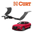 【CURT 正規品】 クラス1 ヒッチメンバー 1.25インチ角 110373 08-16y アウディ A5 シングルマフラー付 クーペ
